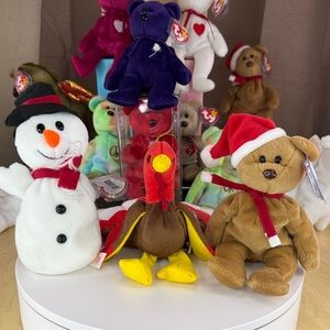 ❤️SNOWBALL / GOBBLES / 1997 TEDDY - HOLIDAY BUNDLE